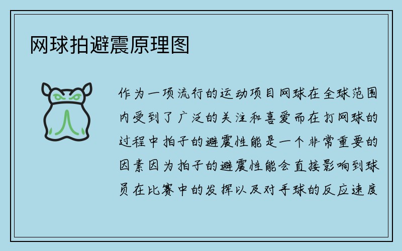 网球拍避震原理图