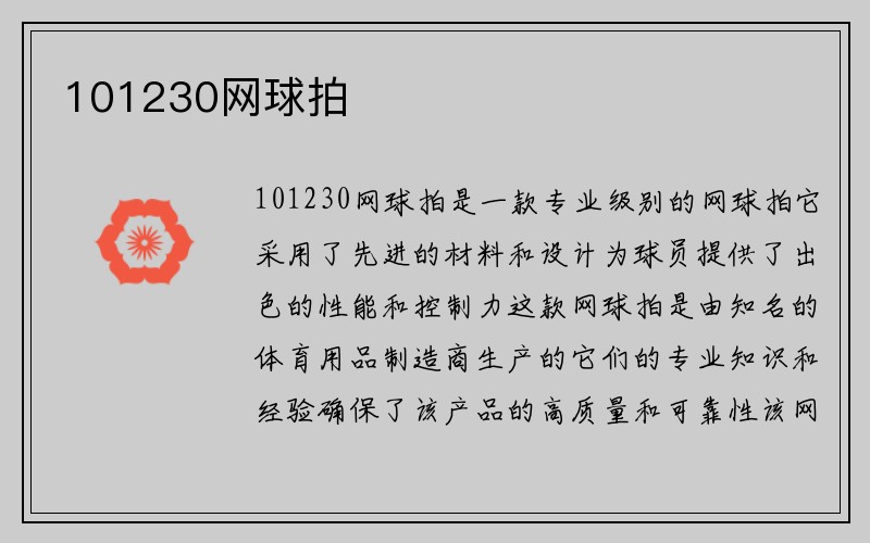 101230网球拍