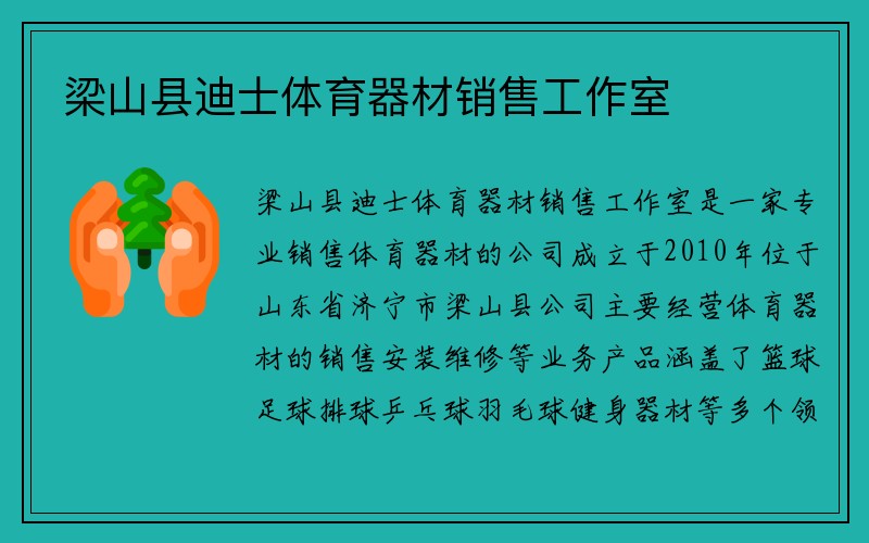 梁山县迪士体育器材销售工作室